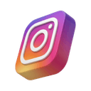 Instagram 3D Icon