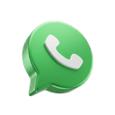 WhatsApp 3D Bubble